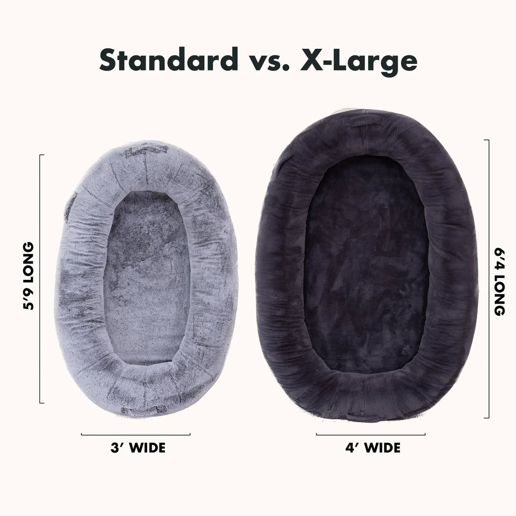 Plufl World'S First HUMAN DOG BED - Premium Adult Sized Bed for Relaxation - as Seen on Shark Tank