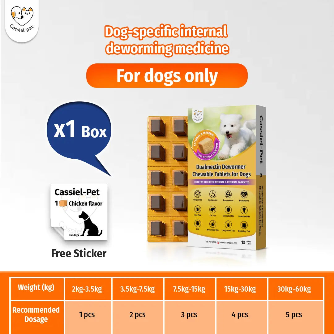 Cassiel Pet Dog Wellness Chews - Natural Herbal Blend for Digestive Support and Skin & Coat Care, Chicken Flavor Soft Treats for Daily Use
