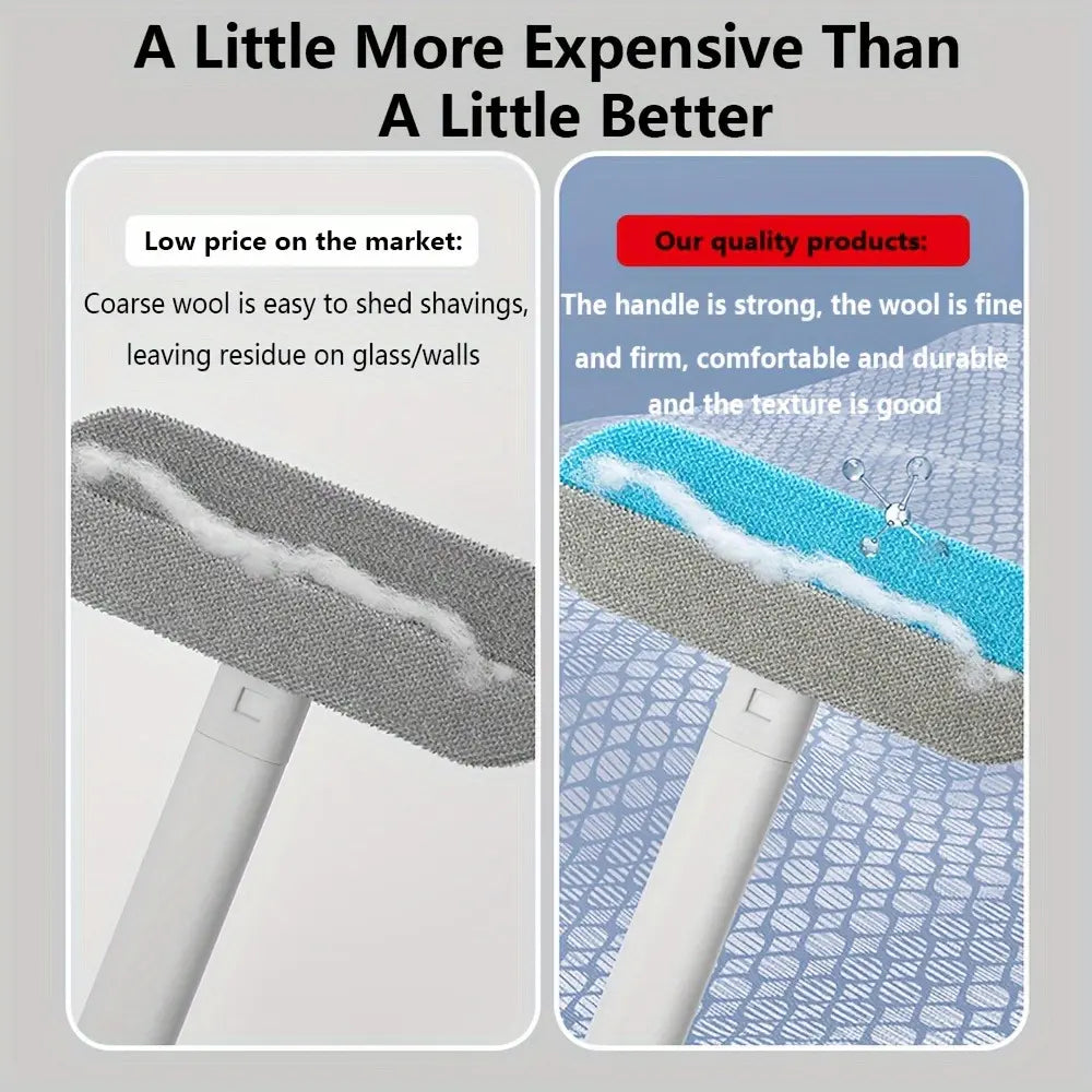 Enhanced Reusable Pet Hair Removal Brush – Extended Handle Lint Cleaner for Dog and Cat Fur, Washable Multi-Surface Tool for Furniture, Bedding, Clothing, and Vehicle Interiors
