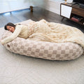 Plufl World'S First HUMAN DOG BED - Premium Adult Sized Bed for Relaxation - as Seen on Shark Tank